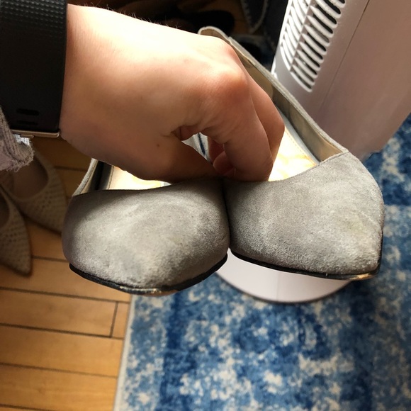 Sam Edelman Grey Suede Heels - Size 6.5 - Picture 8 of 8